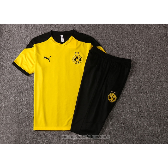 Chandal del Borussia Dortmund Manga Corta 2020-2021 Amarillo